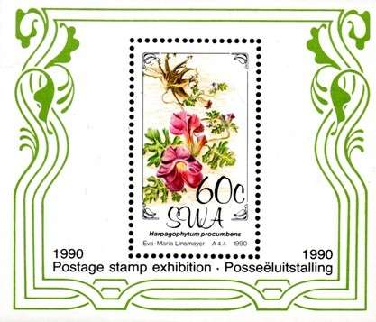 SWA - 1990 Flora Philatelic Foundation MS MNH SACC 553a