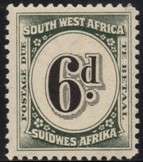 SWA - 1931 Postage Due 6d MNH SACC 50