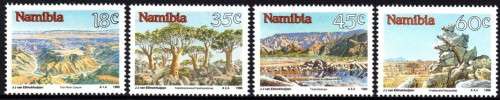 Namibia - 1990 Namibian Sights Set MNH SACC 4-7