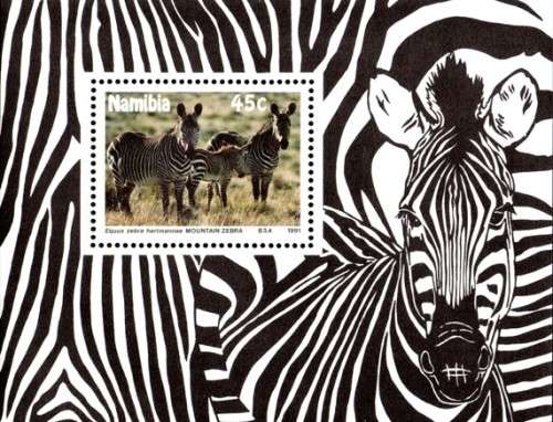 Namibia - 1991 Mountain Zebra Foundation MS MNH SACC 37a
