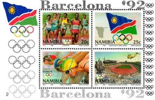 Namibia - 1992 Olympic Games MS MNH SACC 64