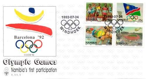 Namibia - 1992 Olympic Games FDC 1.11.1