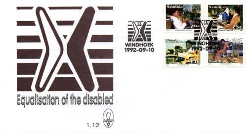 Namibia - 1992 Disabled FDC 1.12