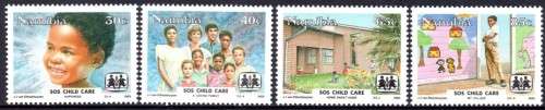 Namibia - 1993 S.O.S. Child Care Villages Set MNH SACC 82-85