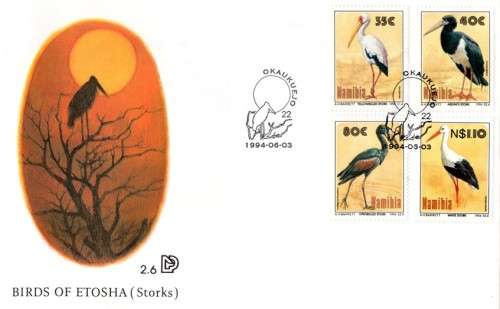 Namibia - 1994 Storks FDC 2.6