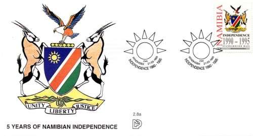 Namibia - 1995 5th Anniversary of Independence FDC 2.8a