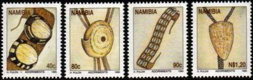 Namibia - 1995 Adornments Set MNH SACC 134-137