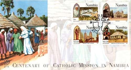 Namibia - 1996 Centenary of Catholic Mission FDC 2.14