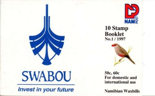 Namibia - 1997 Waxbills Booklet SACC 172a