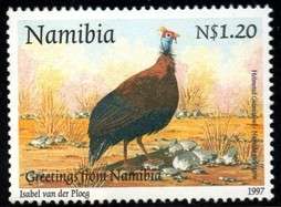 Namibia - 1997 Guineafowl $1.20 MNH SACC 173