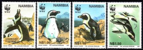 Namibia - 1997 WWF Jackass Penguin Set MNH SACC 174-177