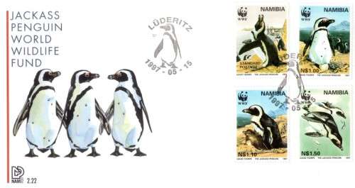 Namibia - 1997 WWF Jackass Penguin FDC 2.22