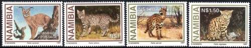 Namibia - 1997 Small Wild Cats Set MNH SACC 179-182
