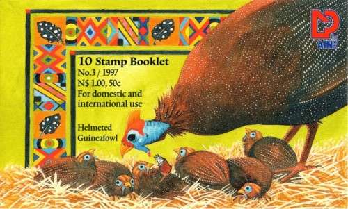 Namibia - 1997 Greetings Guineafowl Booklet (Original) SACC 198