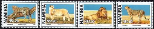 Namibia - 1998 Large Wild Cats Set MNH SACC 234-237