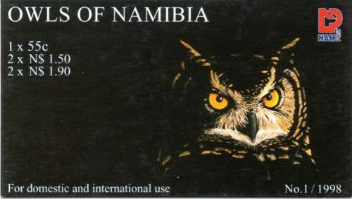 Namibia - 1998 Owls Booklet MNH SACC 251