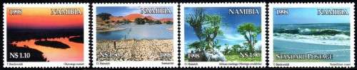 Namibia - 1998 World Environment Day Set p13x13.5 MNH SACC 258-261