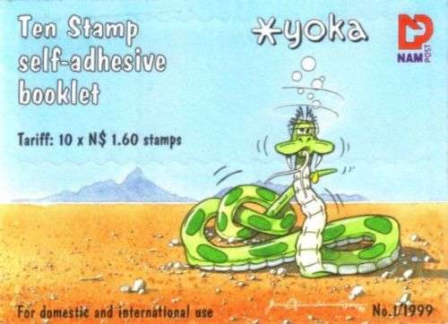 Namibia - 1999 Yoka Snake Booklet SACC 294a