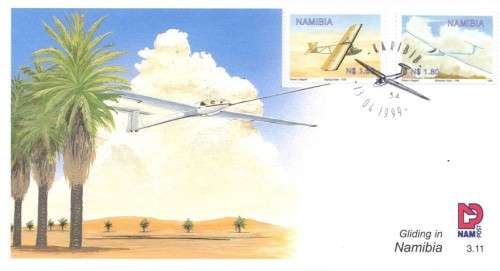 Namibia - 1999 Gliding FDC 3.11