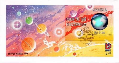 Namibia - 1999 Millennium MS FDC 3.18