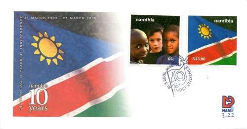 Namibia - 2000 10th Anniversary of Independence FDC 3.22