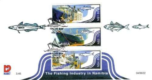 Namibia - 2004 Fishing Industry FDC 3.45