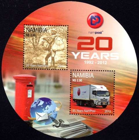 Namibia - 2012 20 Years NamPost MS MNH SACC 766