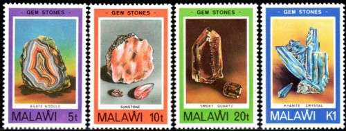 Malawi - 1980 Gemstones Set MNH SG 625-628