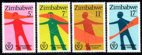 Zimbabwe - 1981 Year of Disabled Set MNH SG 602-605