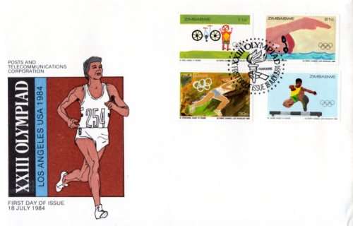 Zimbabwe - 1984 Olympic Games FDC