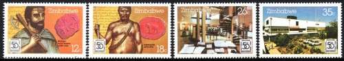 Zimbabwe - 1985 National Archives Set MNH SG 681-684