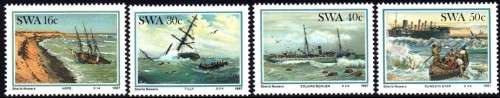 SWA - 1987 Shipwrecks Set MNH SACC 498-501
