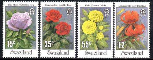 Swaziland - 1987 Garden Flowers Set MNH SG 533-536