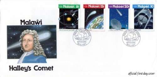 Malawi - 1986 Halley? Comet FDC SG 742-745