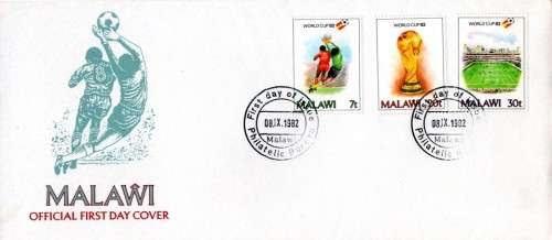 Malawi - 1982 World Cup FDC SG 658-660