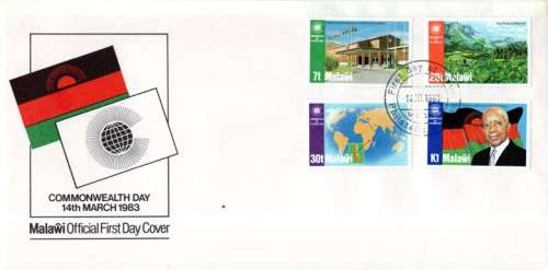 Malawi - 1983 Commonwealth Day FDC SG 666-669