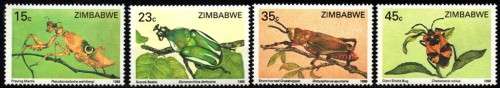Zimbabwe - 1988 Insects Set MNH SG 724-727