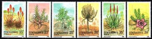 Zimbabwe - 1988 Aloes Set MNH SG 734-739