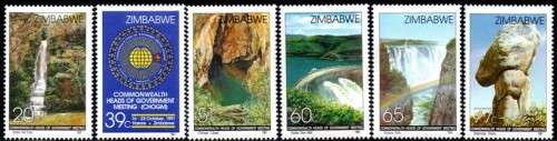 Zimbabwe - 1991 Commonwealth Heads of Government Meeting Set MNH SG 816-821