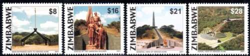 Zimbabwe - 2001 Heroes Acre Memorial Set MNH SG 1060-1063