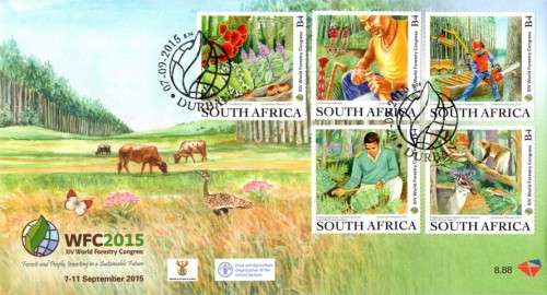 South Africa - 2015 FDC Year Pack