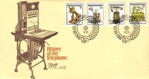 Bophuthatswana - 1982 History of the Telephone (2nd series) FDC 1.22