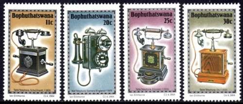 Bophuthatswana - 1984 History of the Telephone (4th series) Set MNH SACC 125-128