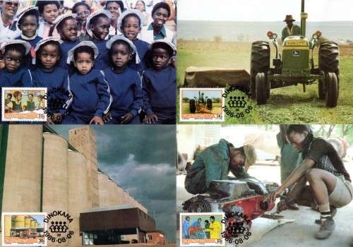 Bophuthatswana - 1986 Temisano Project Maxi Card Set