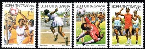 Bophuthatswana - 1987 Sports Set MNH SACC 181-184
