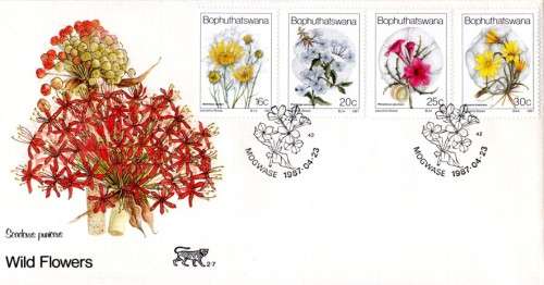 Bophuthatswana - 1987 Wild Flowers FDC 2.7