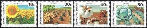 Bophuthatswana - 1988 Agricultural Crops Set MNH SACC 206-209