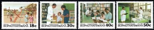 Bophuthatswana - 1990 Community Services Set MNH SACC 231-234