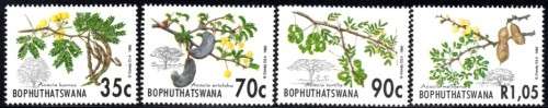 Bophuthatswana - 1992 Acacia Trees Set MNH SACC 281-284