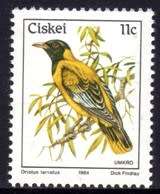Ciskei - 1984 Birds 11c Additional Value SACC 56